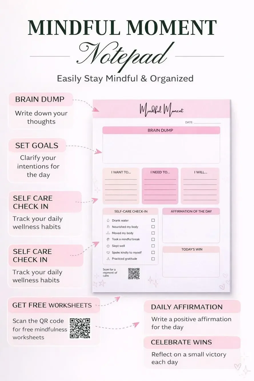 ADHD Daily Planner Notepad for Neurodivergent Adults - Productivity Daily Planne